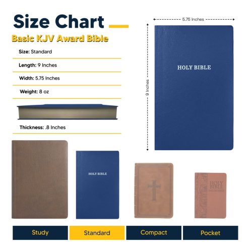 PFL STD KJV SML BLU 017 SizeChart 242594