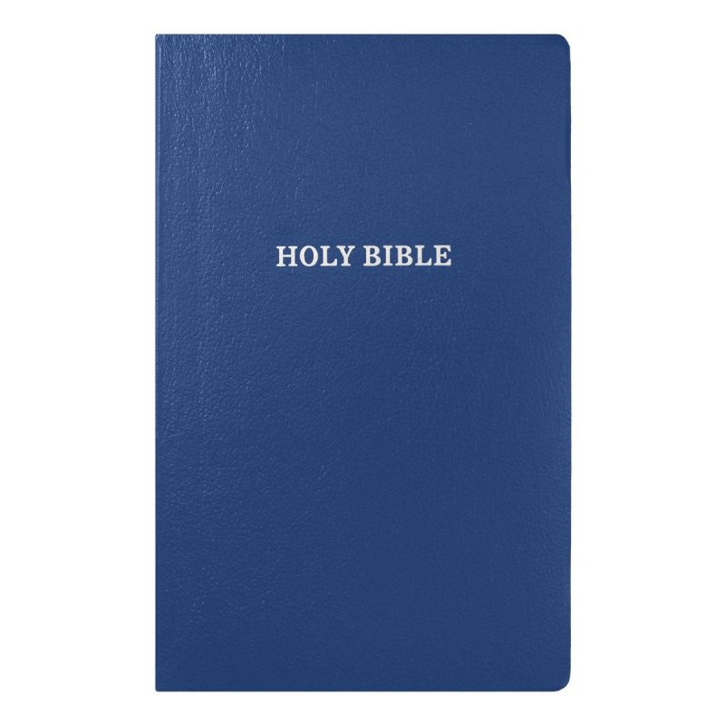 personalized blue custom kjv graduation design bible shepherds shelf 819209