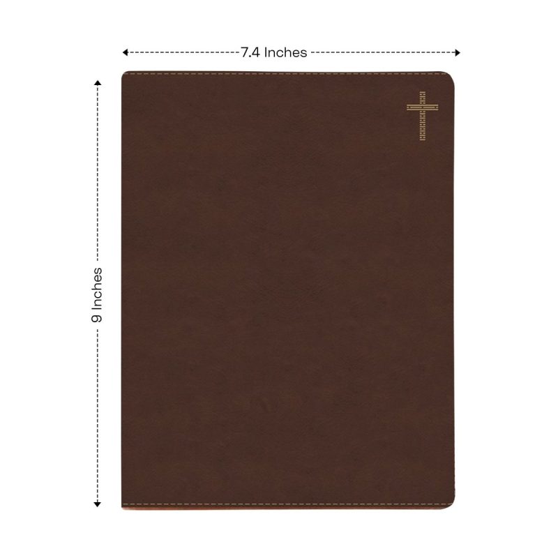 personalized brown journaling wedding design niv bible shepherds shelf 418484