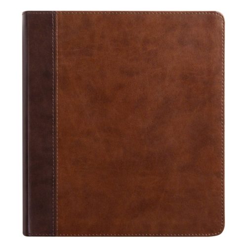 personalized esv double column faux leather classic study bible custom with full cover 1 john 416 bible verse and name gift for christian religious celebrations 826998