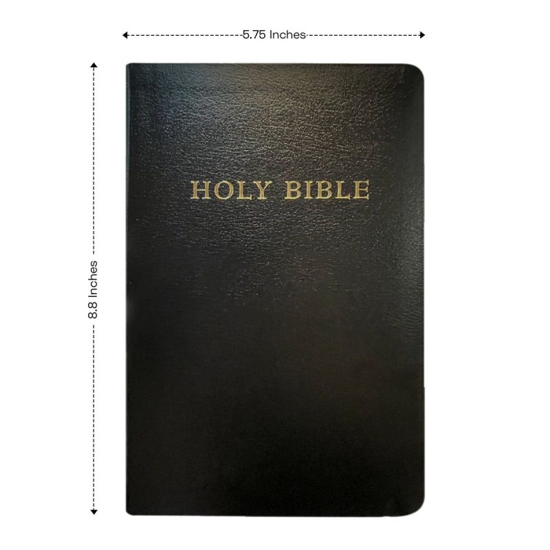 personalized kjv holy bible bonded leather reference bible large print christian king james version bible custom with name date or text gift for christian relig 945001