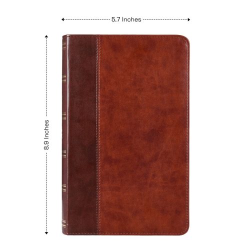 personalized kjv holy bible faux leather king james version premium holy bible words of christ in red custom engraved with name gift for christian religious cel 768162