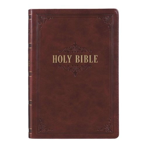 personalized kjv holy bible faux leather large bible with index tabs giant print king james version bible custom with name date or text gift for christian relig 265978