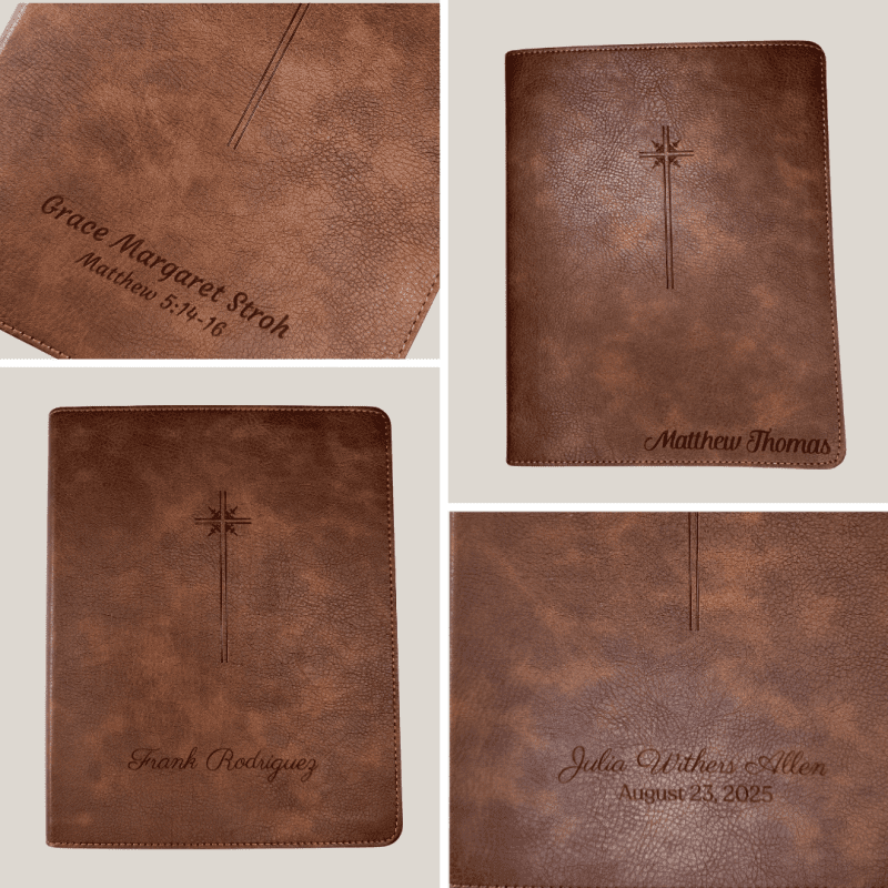 personalized niv holy bible faux leather note taking bible medium print new international version bible custom with name date or text gift for christian religio 668928