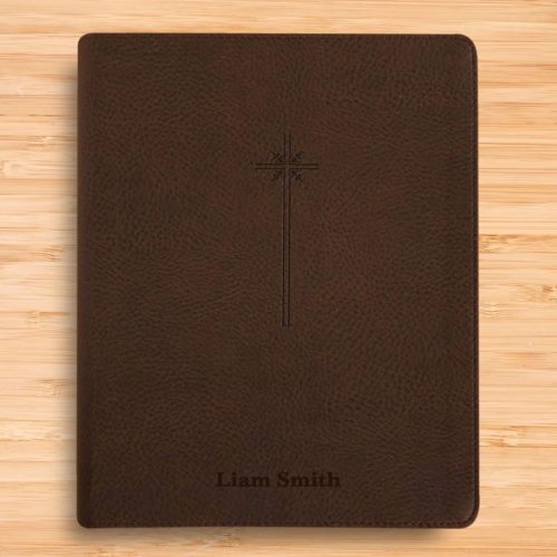 personalized niv holy bible faux leather note taking bible medium print new international version bible custom with name date or text gift for christian religio 890236