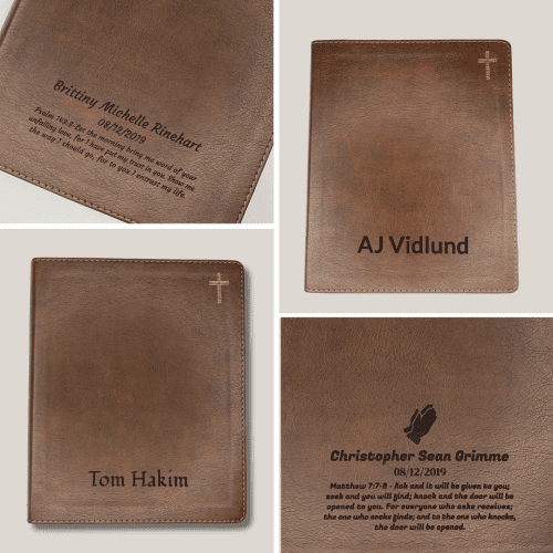 personalized niv notetaking bible faux leather lay flat cover lined margins for notes personal prayer medium print custom name engraved gift for christian relig 307593