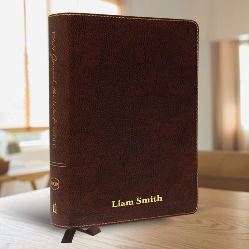 personalized nkjv holy bible bonded leather note taking bible new king james version bible custom with name date or text gift for christian religious celebratio 946638